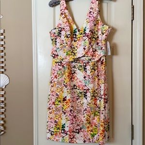 Jessica Simpson multi-color dress